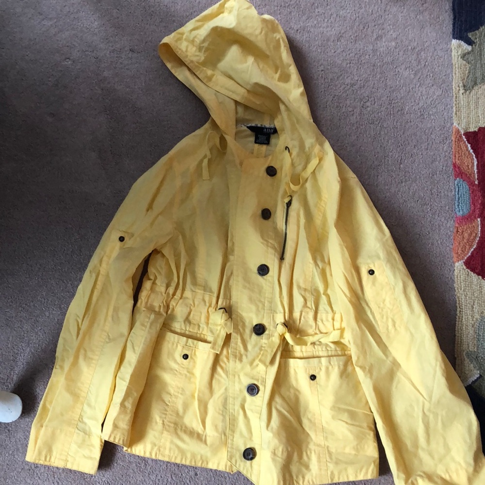 Yellow raincoat